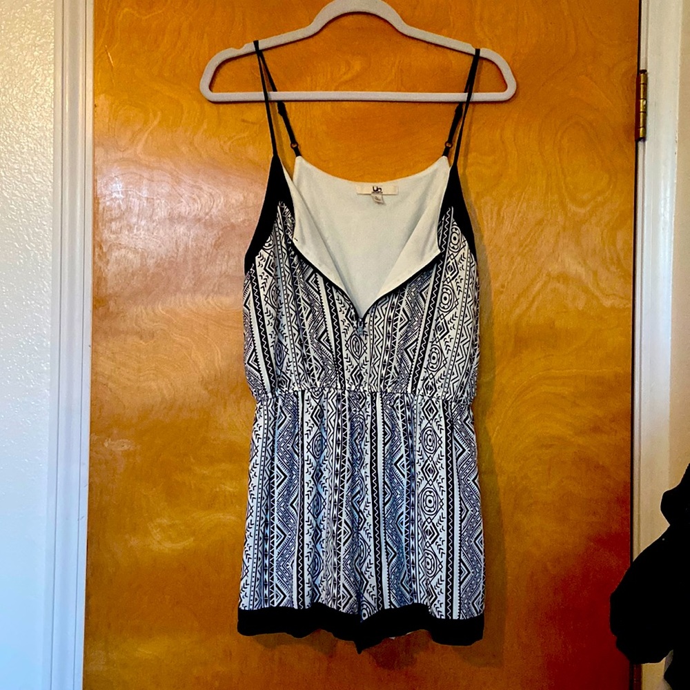 Romper by YA! Black and white